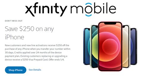 New Apple iPhone promo at Xfinity Mobile: Switch and get an ….